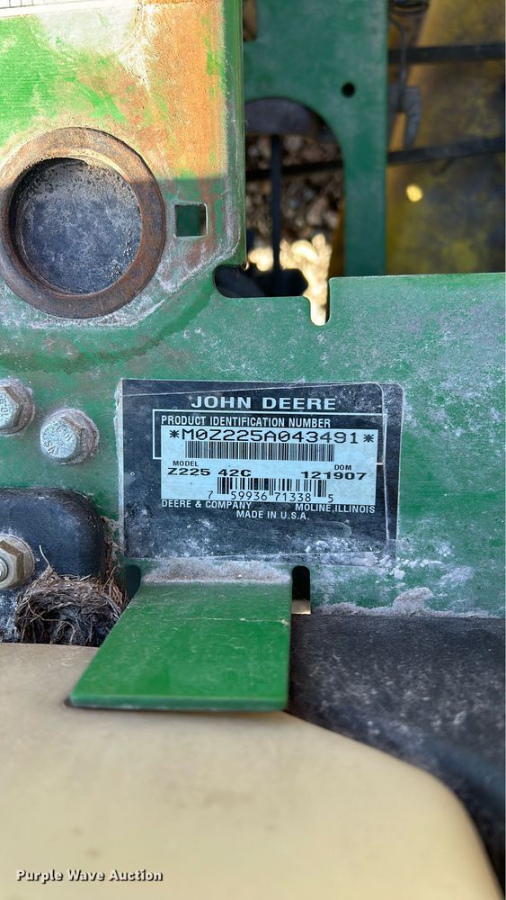 image for item DQ1075 John Deere Z225  ZTR lawn mower