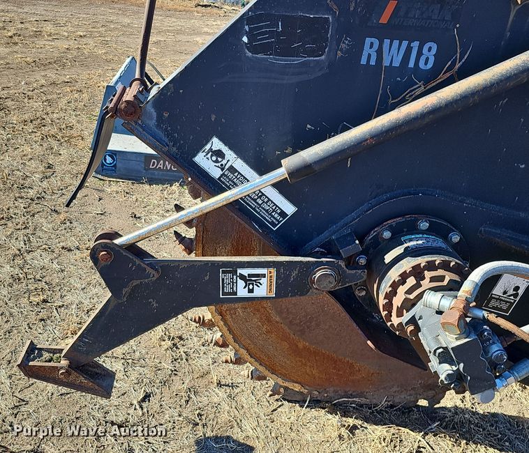 image for item DQ8535 Trak International RW18  skid steer rock saw