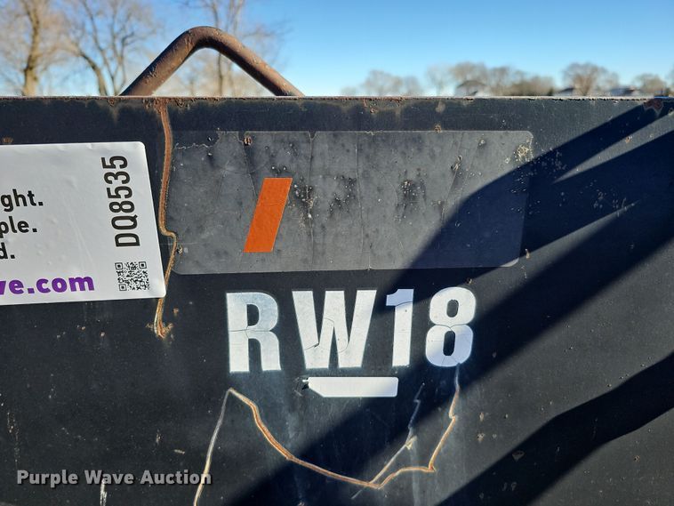 image for item DQ8535 Trak International RW18  skid steer rock saw