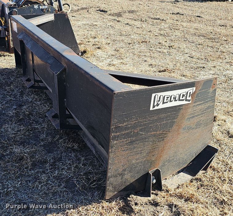 image for item DQ8536 Wemhoff SB-8  96" W skid steer snow pusher