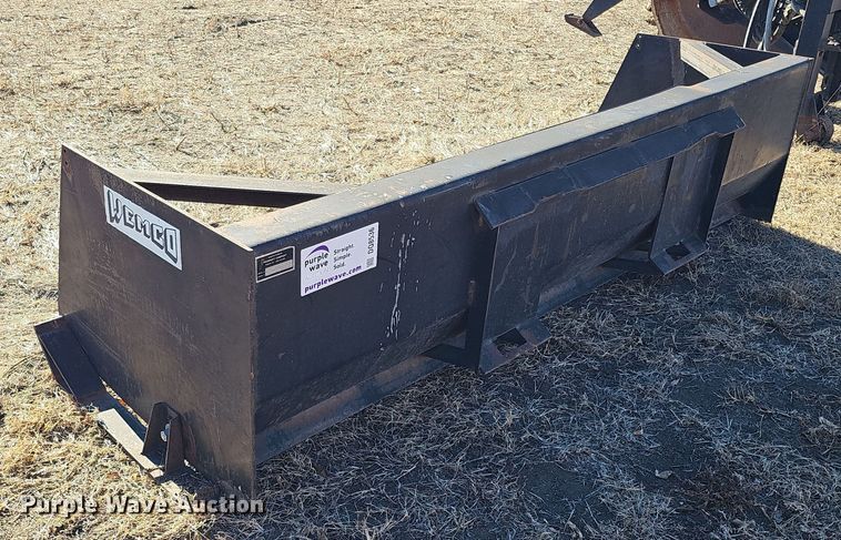 image for item DQ8536 Wemhoff SB-8  96" W skid steer snow pusher