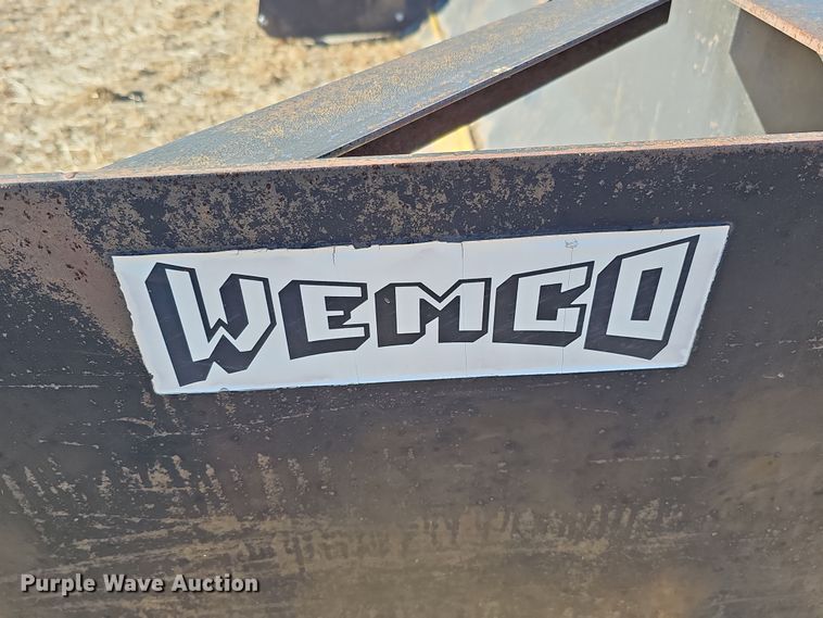 image for item DQ8536 Wemhoff SB-8  96" W skid steer snow pusher