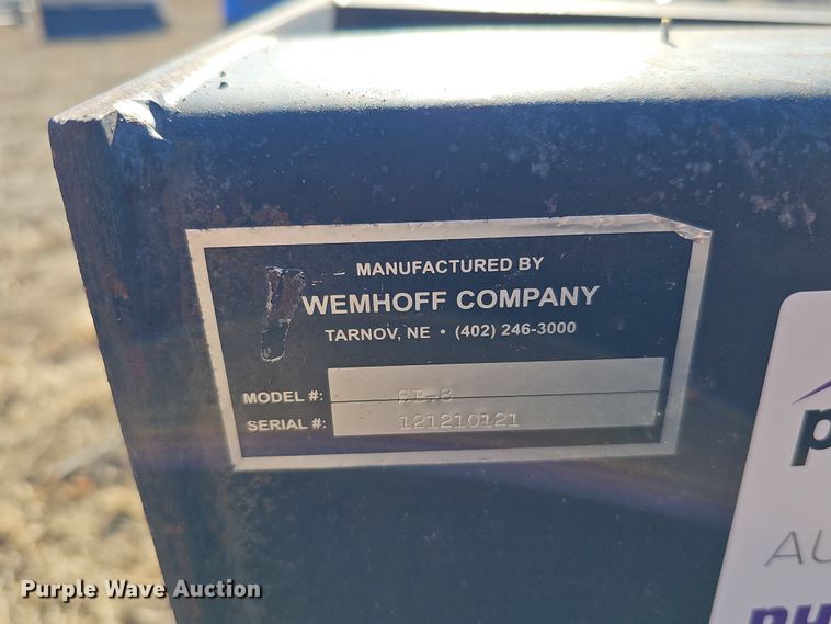 image for item DQ8536 Wemhoff SB-8  96" W skid steer snow pusher