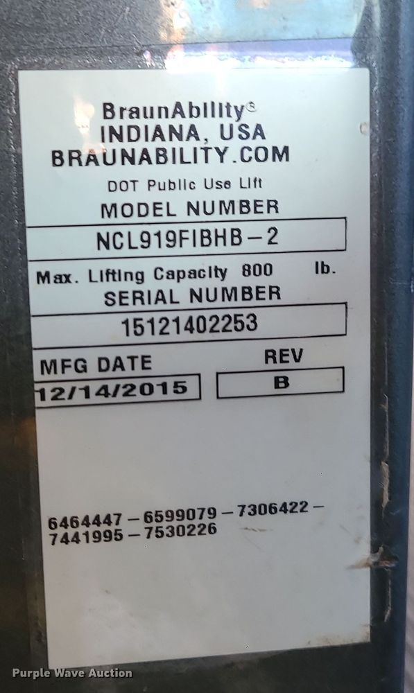 image for item DR7845 2016 Chevrolet Express  shuttle bus