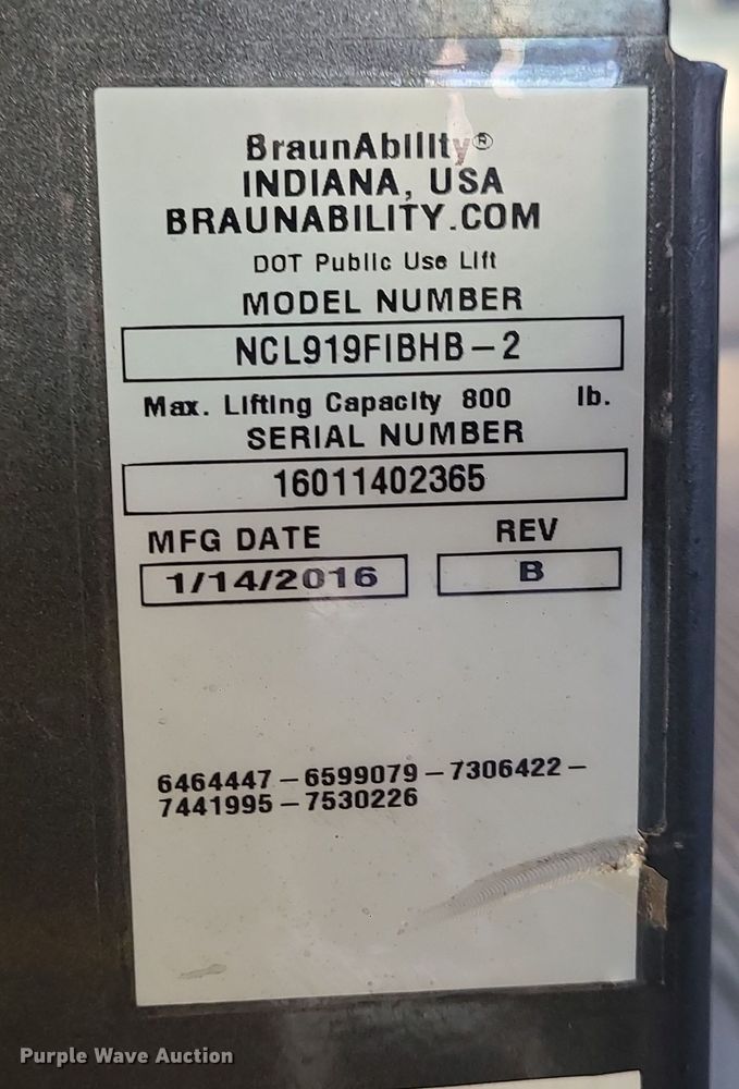 image for item DR7846 2016 Chevrolet Express  shuttle bus