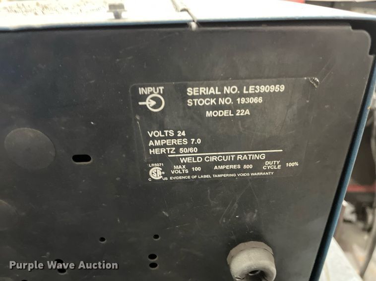 image for item EI0580 Miller Deltaweld 302  welder