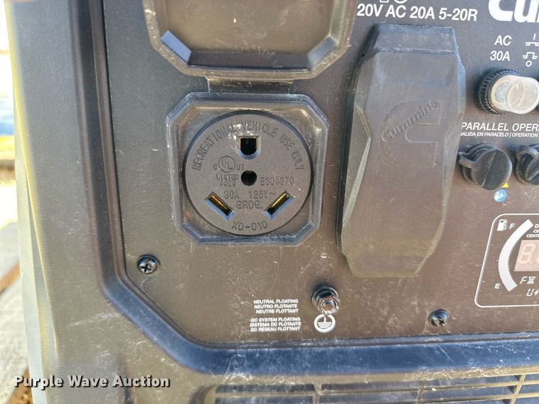 image for item EK9868 Cummins P4500i  generator