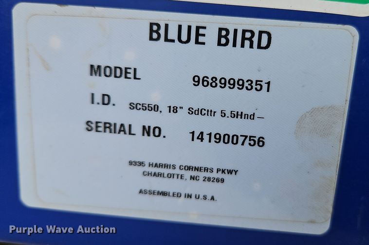 image for item LB9682 Blue Bird SC550  sod cutter