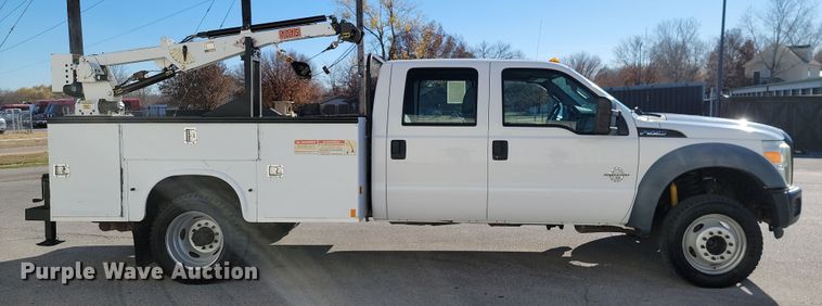 image for item LD9095 2011 Ford F550 Crew Cab utility / service truck