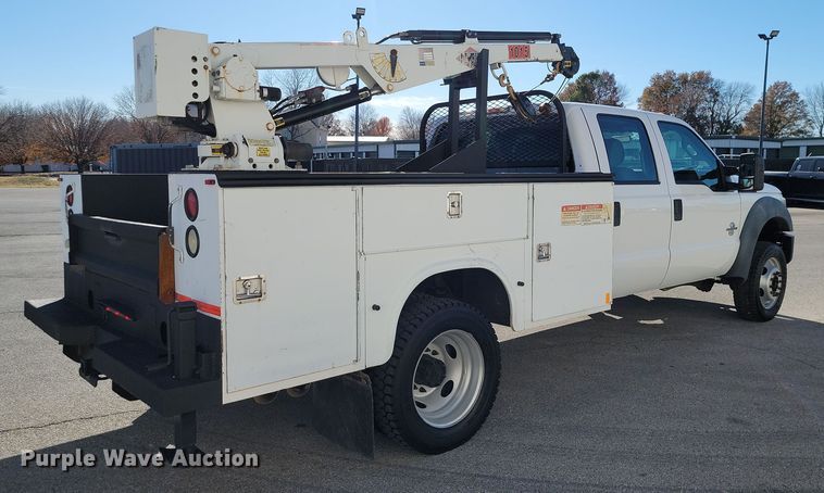 image for item LD9095 2011 Ford F550 Crew Cab utility / service truck