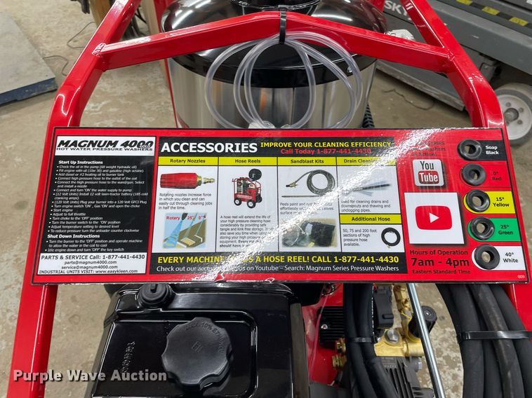 image for item LV9973 2023 Magnum 4000 GS18  pressure washer