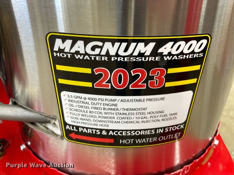 image for item LV9973 2023 Magnum 4000 GS18  pressure washer