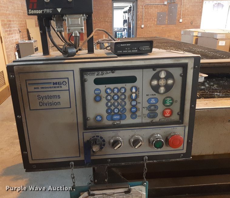 image for item LX9975 MG Industries SM1006  plasma cutting table