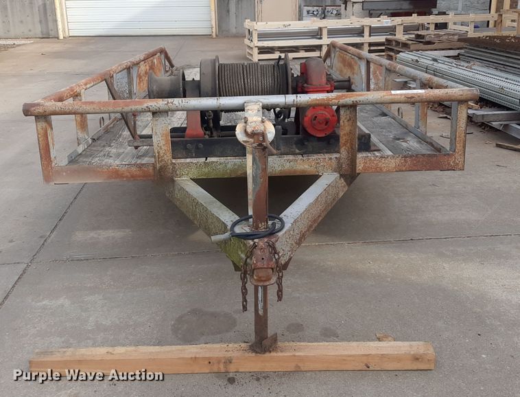 image for item LX9976 1989 Shop built  equipment trailer