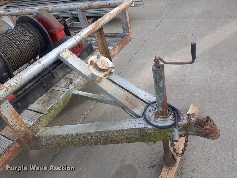 image for item LX9976 1989 Shop built  equipment trailer