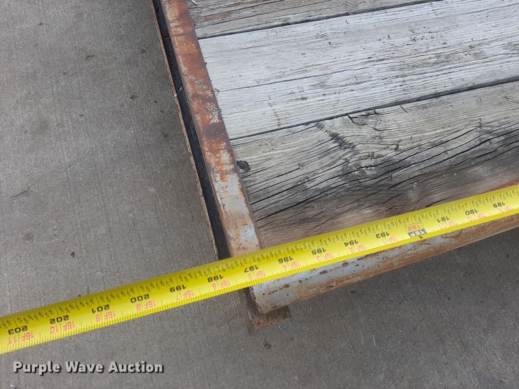 image for item LX9976 1989 Shop built  equipment trailer