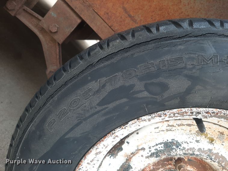 image for item LX9976 1989 Shop built  equipment trailer