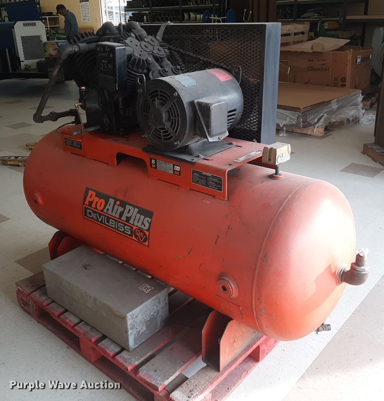 image for item LX9980 DeVilbiss Pro Air Plus DACC-7172  air compressor