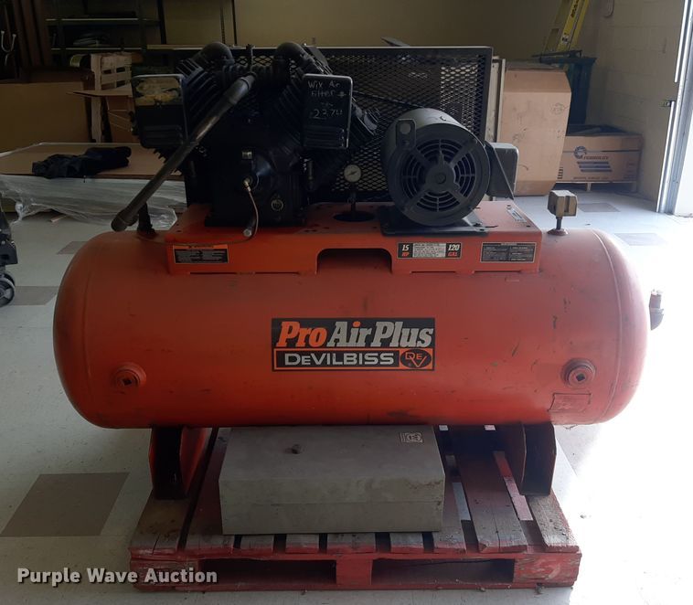 image for item LX9980 DeVilbiss Pro Air Plus DACC-7172  air compressor