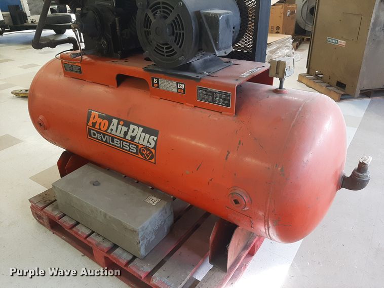 image for item LX9980 DeVilbiss Pro Air Plus DACC-7172  air compressor