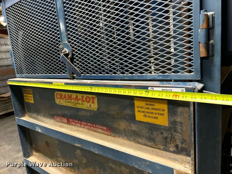 image for item MO9132 Cram-A-Lot 60 INT  cardboard baler
