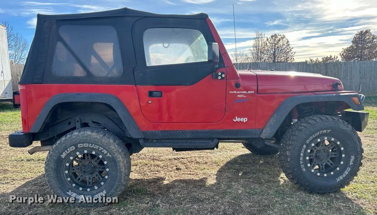 image for item NB9296 1997 Jeep Wrangler Sport  SUV