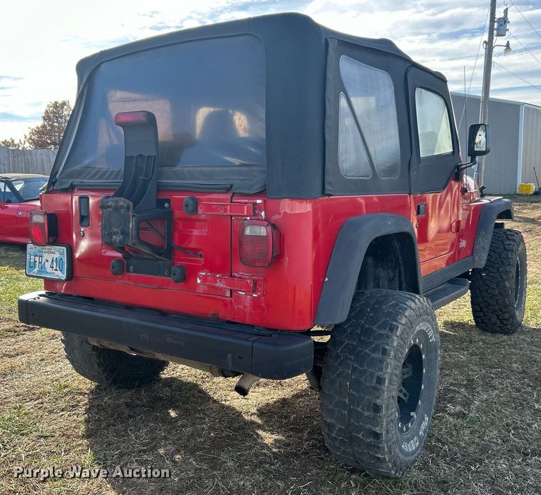 image for item NB9296 1997 Jeep Wrangler Sport  SUV