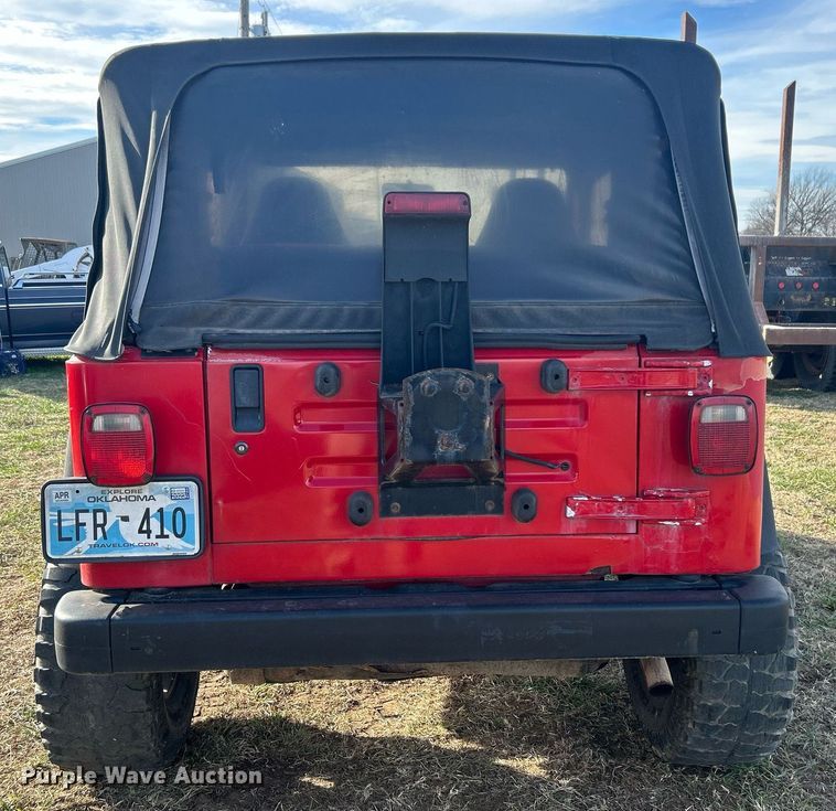 image for item NB9296 1997 Jeep Wrangler Sport  SUV