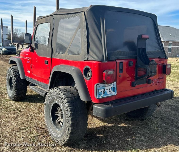 image for item NB9296 1997 Jeep Wrangler Sport  SUV