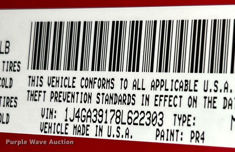 image for item NE9645 2008 Jeep Wrangler Unlimited  SUV