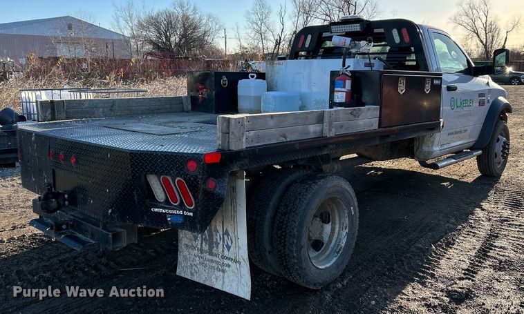 image for item NE9667 2011 Dodge Ram 5500HD  flatbed truck