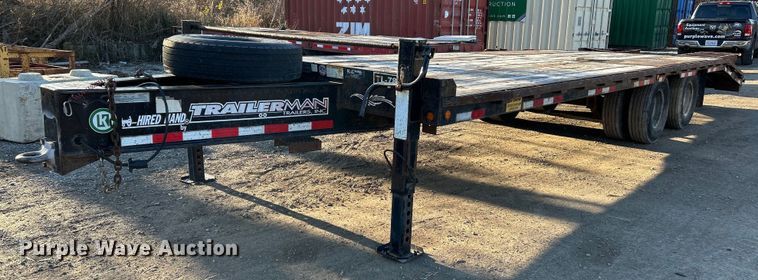 image for item NE9668 2016 Trailerman HHT8225F24  equipment trailer