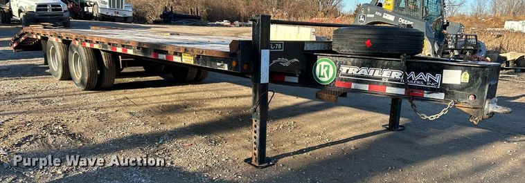 image for item NE9668 2016 Trailerman HHT8225F24  equipment trailer