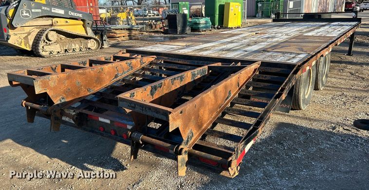 image for item NE9668 2016 Trailerman HHT8225F24  equipment trailer