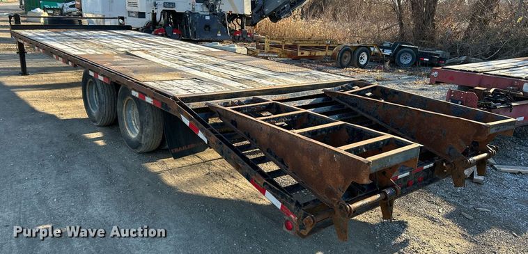 image for item NE9668 2016 Trailerman HHT8225F24  equipment trailer