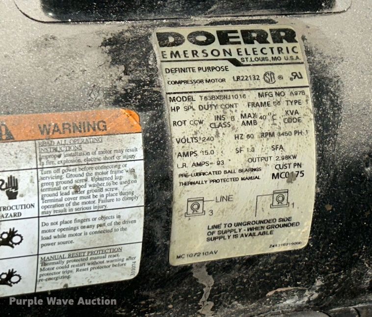 image for item NE9675 Campbell Hausfeld VT627501AJ  air compressor