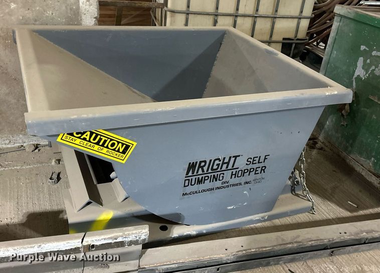 image for item NE9677 Wright 2577-GRY  dump hopper
