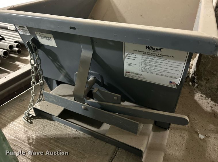 image for item NE9677 Wright 2577-GRY  dump hopper