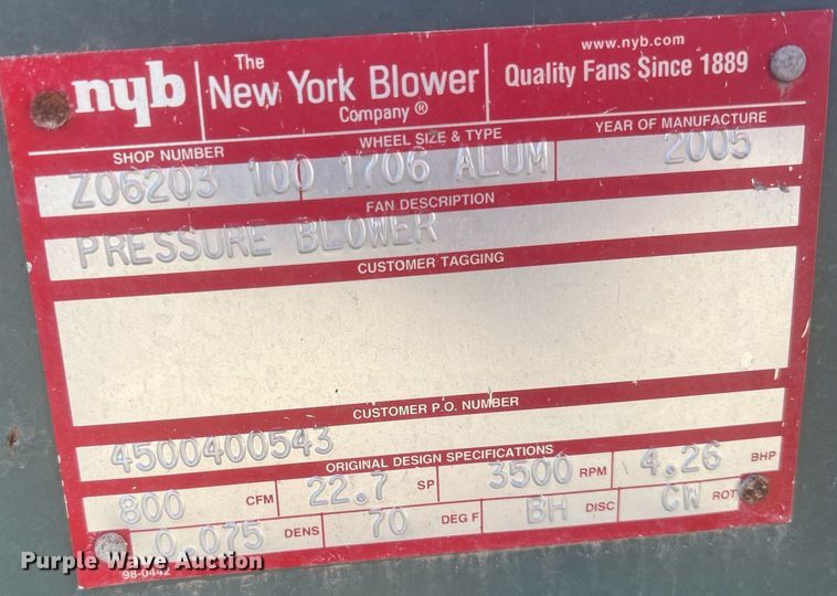 image for item NN9345 (2) blowers