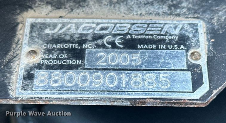 image for item NS9143 2005 Jacobsen Groom Master II  bunker rake