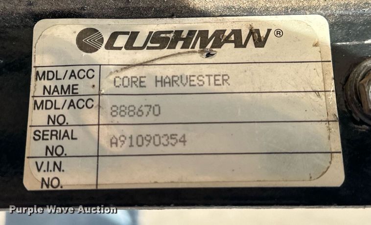 image for item NS9148 Cushman 888670  core harvestor