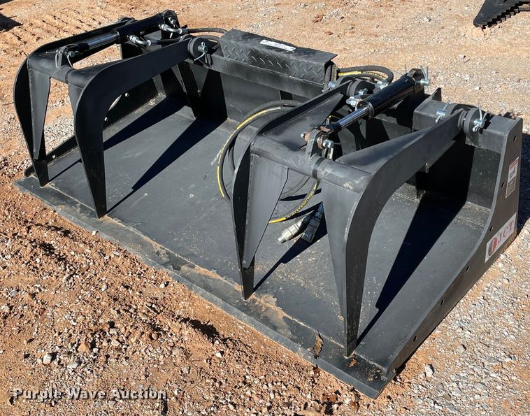 image for item NZ9018 JCT  skid steer grapple bucket