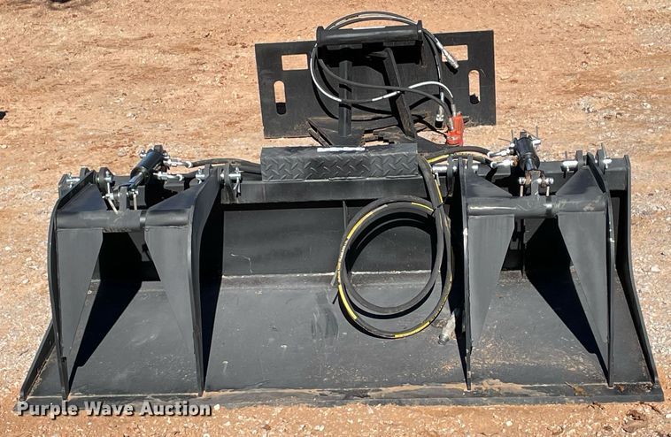 image for item NZ9018 JCT  skid steer grapple bucket