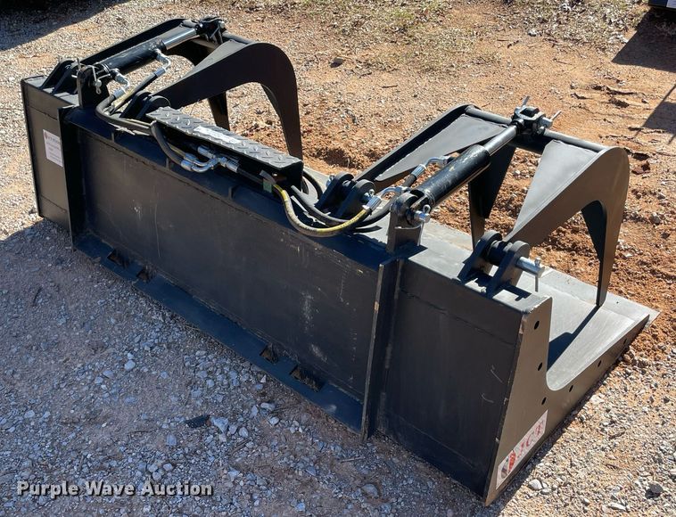 image for item NZ9018 JCT  skid steer grapple bucket