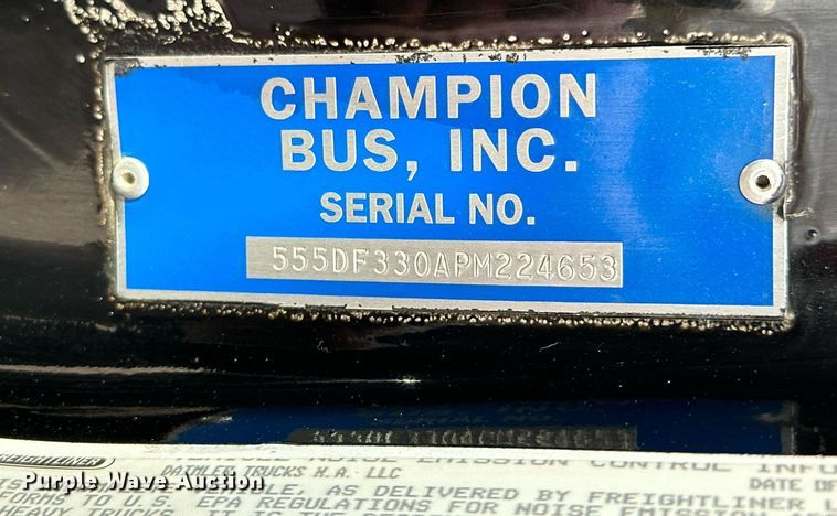 image for item OD9812 2015 Freightliner  M2 shuttle bus