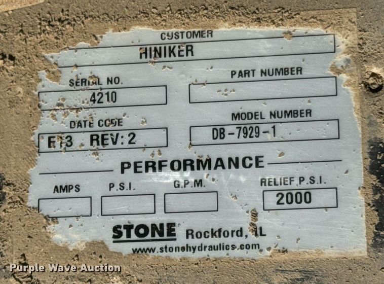 image for item OD9845 Hiniker  snow plow