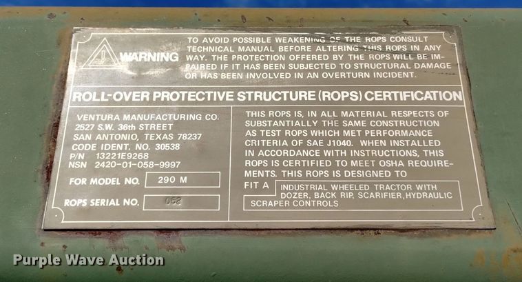 image for item DK8956 Clark 290M  scraper