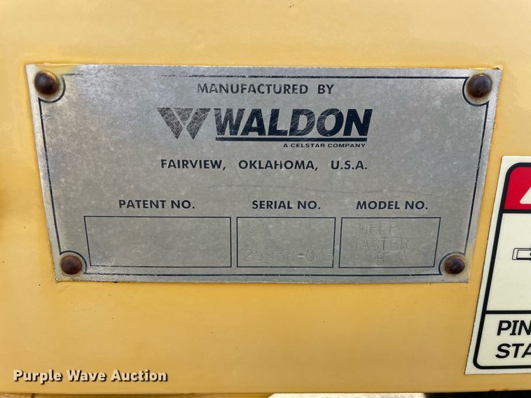 image for item DP0251 Waldon Sweepmaster 250  broom