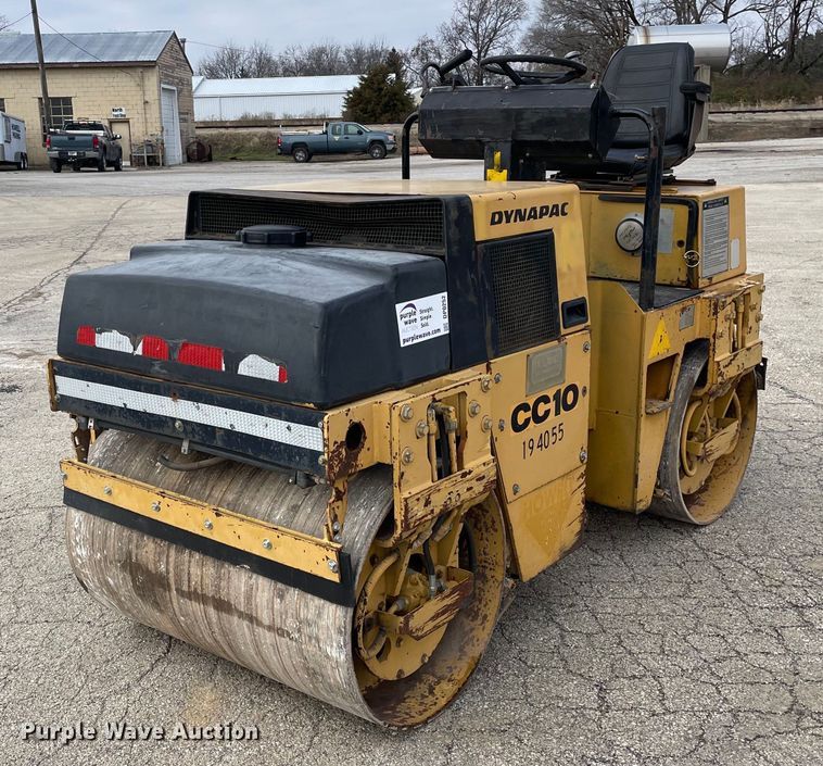 image for item DP0252 Dynapac CC10  double drum vibratory roller
