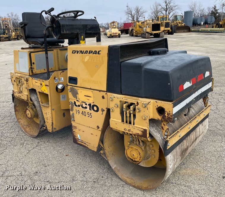 image for item DP0252 Dynapac CC10  double drum vibratory roller